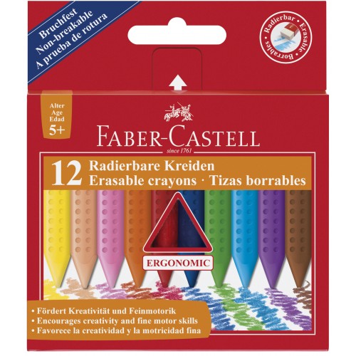 Pastelli a Cera Triangolari Faber-Castell